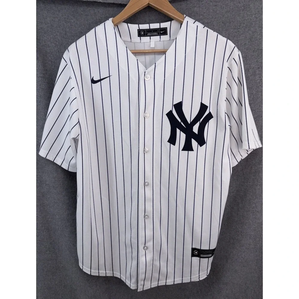 Nike Authentic New York Yankees Gleyber Torres #25 Baseball Jersey Pinstripe